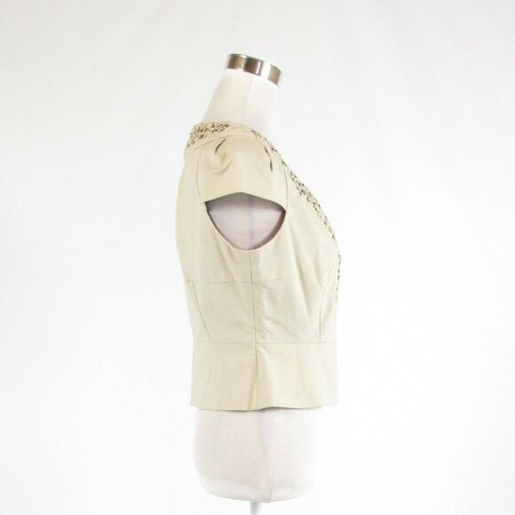 Beige ANTHROPOLOGIE IDRA blazer jacket 4 NWT $128 - Picture 5 of 8